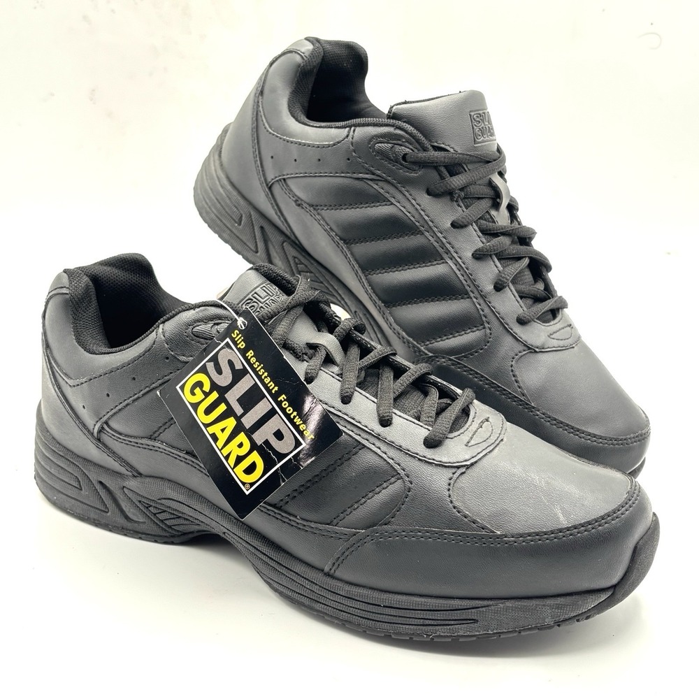 Avi-Union II Men's Medium Size 8 Women's 10 Black Slio Resistant Shoe